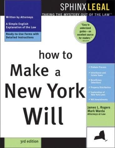 Cover of How to make a New York will by Rogers, James L