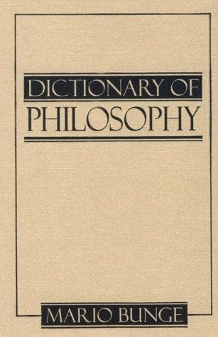 Cover of Dictionary of philosophy by Mario Bunge