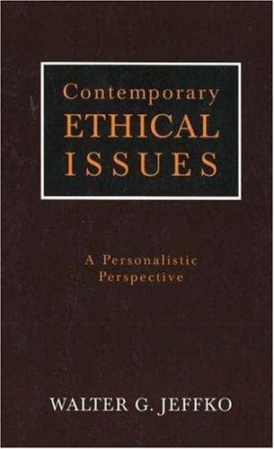 Cover of Contemporary Ethical Issues by Walter G. Jeffko