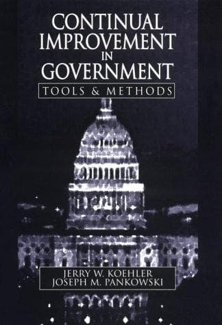 Cover of Continual improvement in government by Jerry W. Koehler