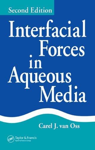 Cover of Interfacial forces in aqueous media by Carel J. Van Oss