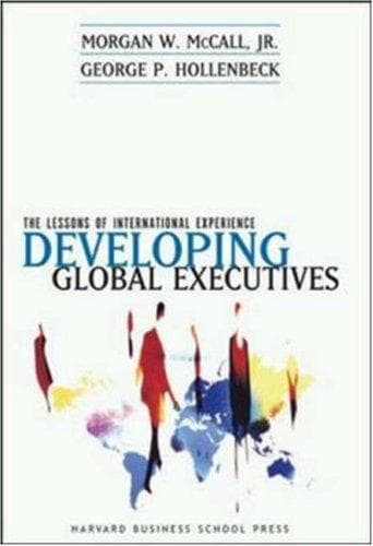 Cover of Developing global executives by Morgan W. McCall