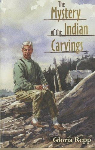 Cover of The mystery of the Indian carvings by Gloria Repp