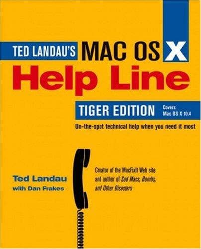 Cover of MAC OS X Help Line by Ted Landau