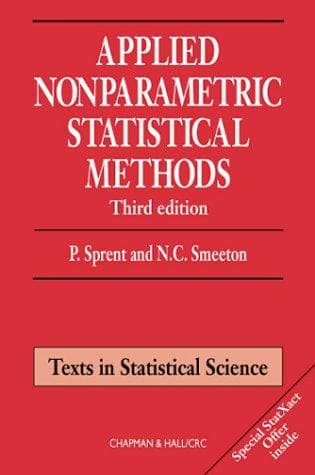 Cover of Applied nonparametric statistical methods by Peter Sprent