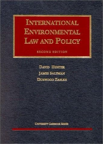 Cover of International environmental law and policy by Hunter, David