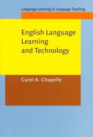 Cover of English language learning and technology by Carol Chapelle