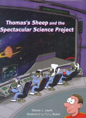 Cover of Thomas's sheep and the spectacular science project by Steven L. Layne