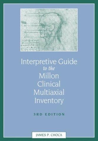 Cover of Interpretive guide to the Millon Clinical Multiaxial Inventory by James Choca