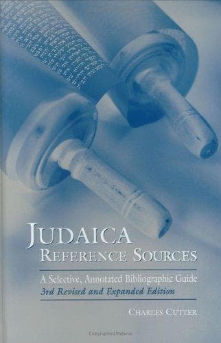 Cover of Judaica reference sources by Charles Ammi Cutter