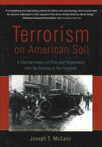 Cover of Terrorism on American Soil by Joseph T. McCann