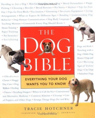 Cover of The dog bible by Tracie Hotchner