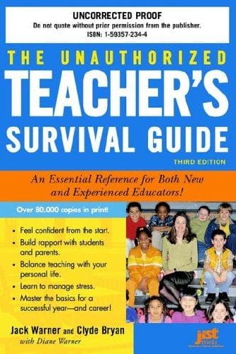 Cover of The unauthorized teacher's survival guide by Warner, Jack