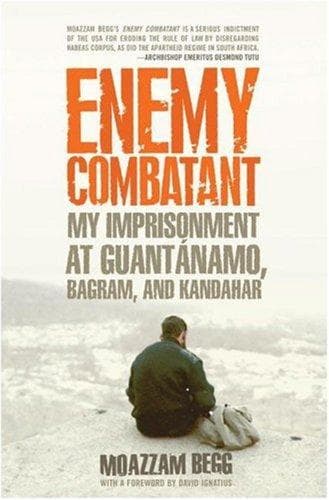 Cover of Enemy combatant by Moazzam Begg