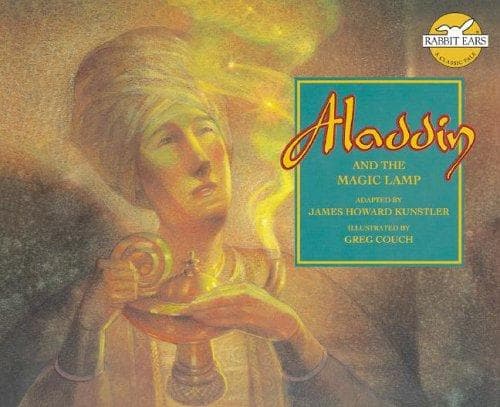 Cover of Aladdin and the magic lamp by James Howard Kunstler