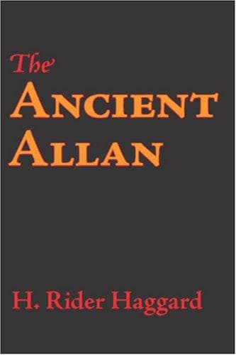 Cover of The Ancient Allen by H. Rider Haggard
