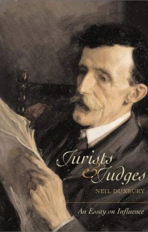 Cover of Jurists and Judges by Neil Duxbury
