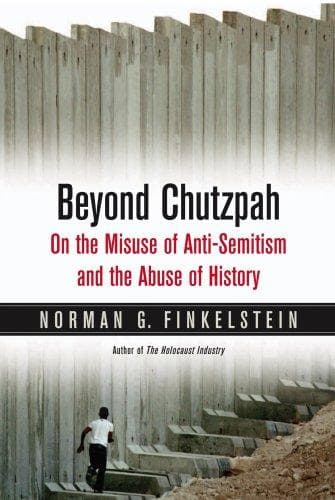 Cover of Beyond Chutzpah by Norman G. Finkelstein