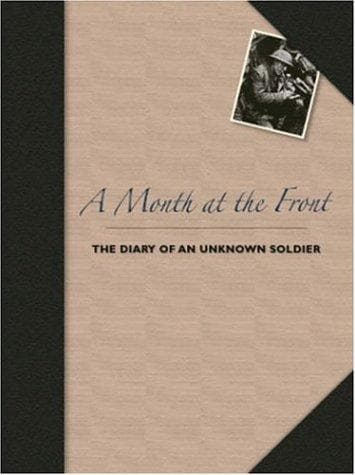 Cover of A Month at the Front by Bodleian Library