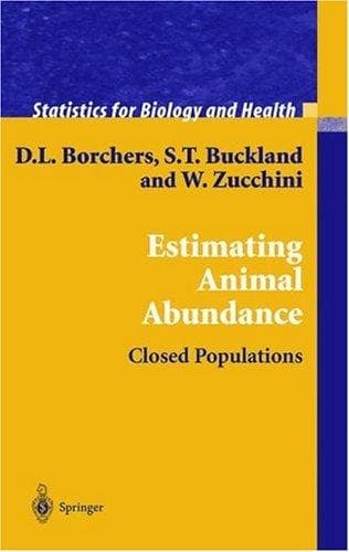 Cover of Estimating animal abundance by D. L. Borchers