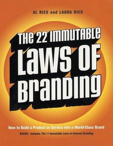 Cover of The 22 immutable laws of branding by Al Ries