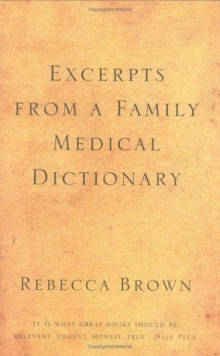 Cover of Excerpts from a Family Medical Dictionary by Rebecca Brown