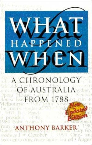 Cover of What happened when by Barker, Anthony