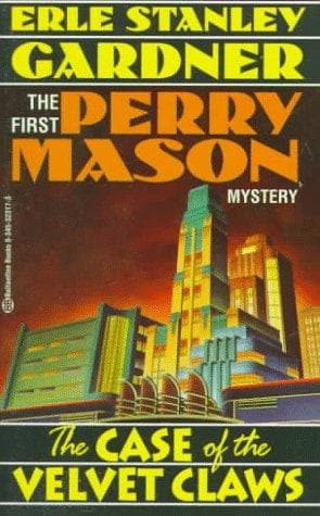 Cover of The Case of the Velvet Claws by Erle Stanley Gardner