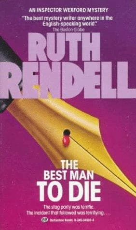 Cover of The best man to die by Ruth Rendell