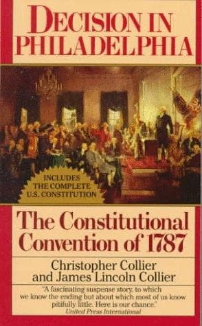 Cover of Decision in Philadelphia by Christopher Collier