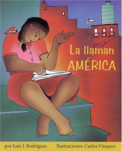 Cover of América is her name by Luis J. Rodriguez