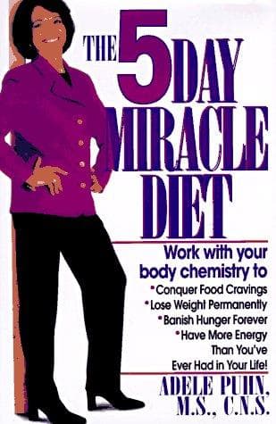 Cover of The 5 Day Miracle Diet by Adele Puhn