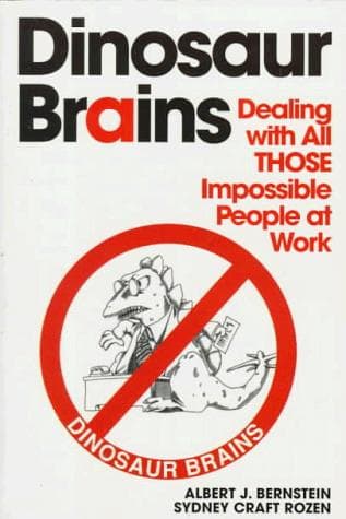 Cover of Dinosaur brains by Albert J. Bernstein