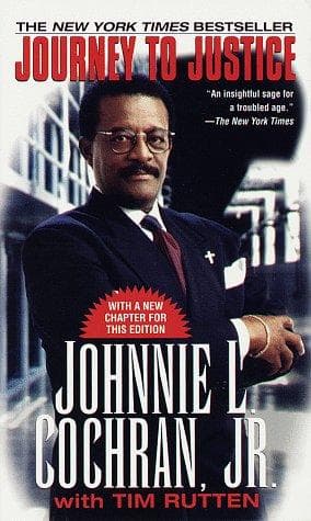Cover of Journey to justice by Johnnie L. Cochran