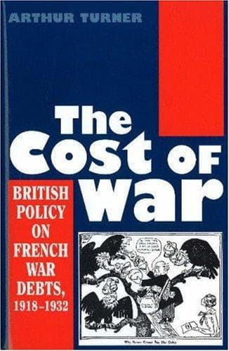 Cover of The cost of war by Arthur Turner