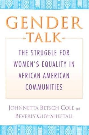 Cover of Gender talk by Johnnetta B. Cole