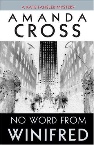 Cover of No word from Winifred by Amanda Cross