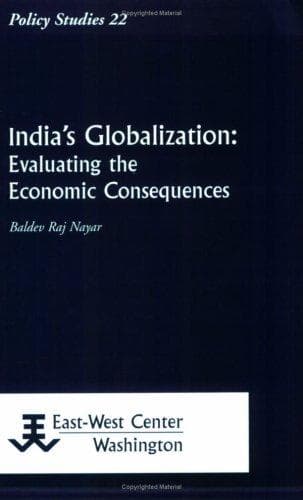 Cover of India's Globalization by Baldev Raj Nayar