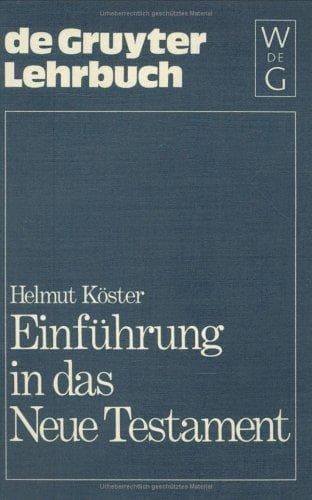 Cover of Einführung in das Neue Testament by Helmut Koester