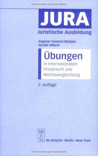 Cover of Übungen in internationalem Privatrecht und Rechtsvergleichung by Dagmar Coester-Waltjen