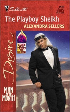 Cover of Playboy Sheikh (Man Of The Month/Sons Of The Desert) by Alexandra Sellers