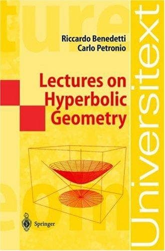 Cover of Lectures on hyperbolic geometry by R. Benedetti