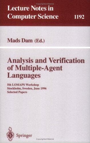 Cover of Analysis and verification of multiple-agent languages by LOMAPS Workshop (5th 1996 Stockholm, Sweden)