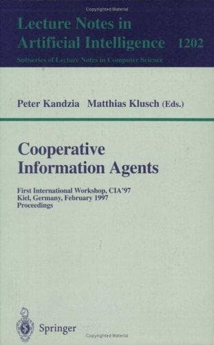Cover of Cooperative information agents by CIA '97 (1997 Kiel, Germany)