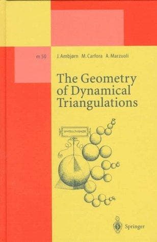 Cover of The geometry of dynamical triangulations by Jan Ambjørn
