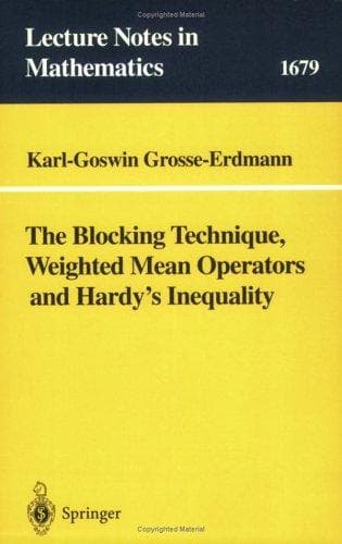 Cover of The blocking technique by Karl-Goswin Grosse-Erdmann