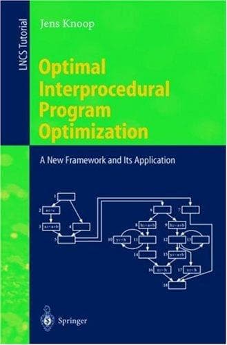 Cover of Optimal interprocedural program optimization by Jens Knoop
