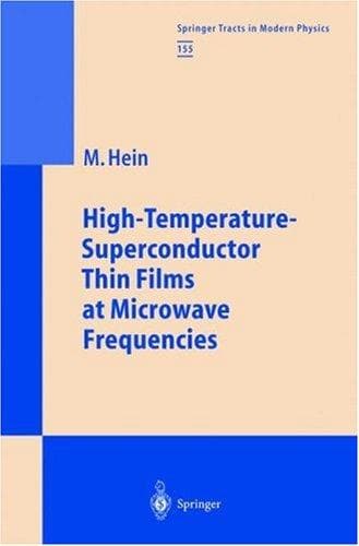 Cover of High-temperature superconducting thin films at microwave frequencies by Matthias Hein