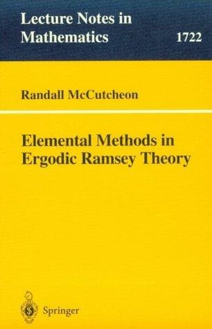 Cover of Elemental Methods in Ergodic Ramsey Theory by Randall McCutcheon