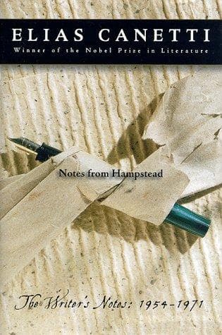 Cover of Notes from Hampstead by Elias Canetti